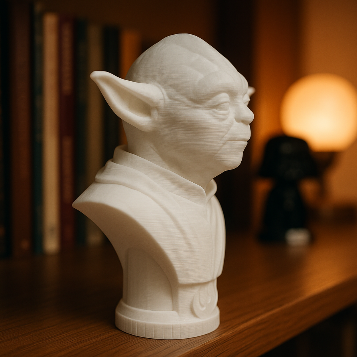 Popiersie Mistrza Yody 3D – Mądrość Galaktyki w Twoim Domu