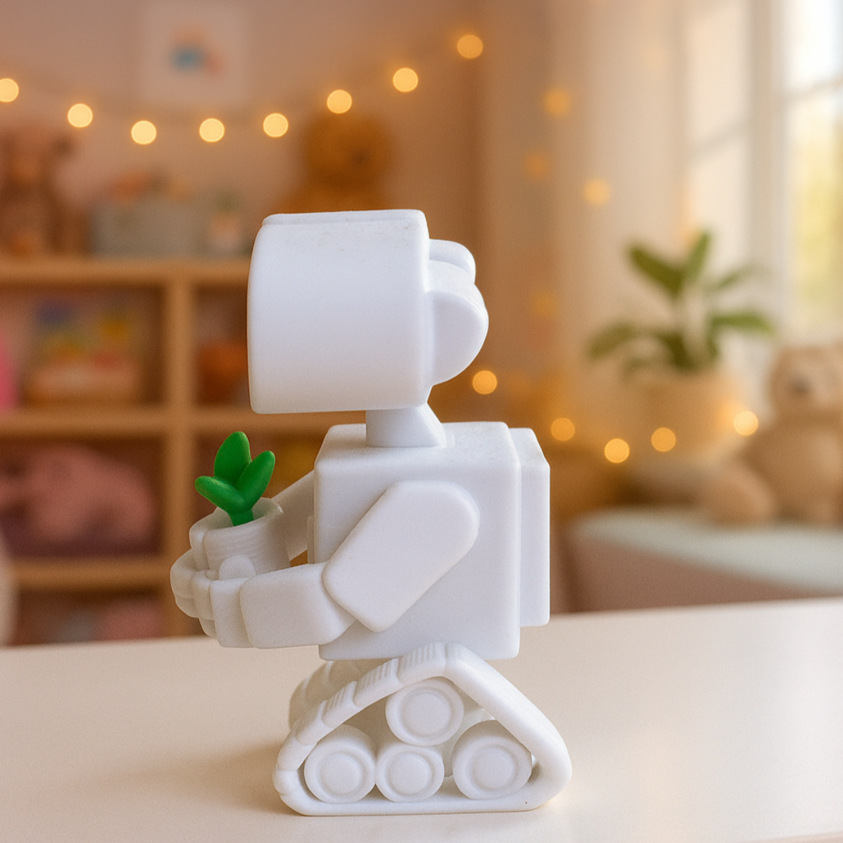 Figurka WALL-E z Drukarki 3D – Kultowy Robot z Roślinką