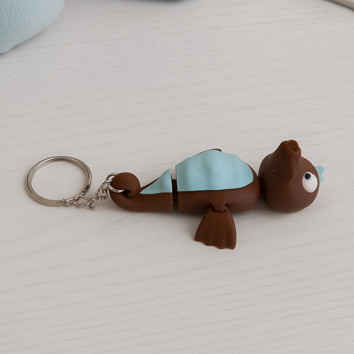 Breloczek 3D – Konik Morski w Stylu Bajkowym