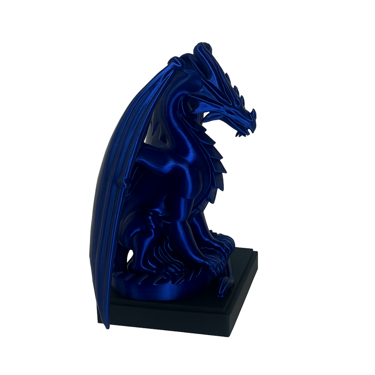 Szmaragdowy Smok – Figurka 3D na Postumencie