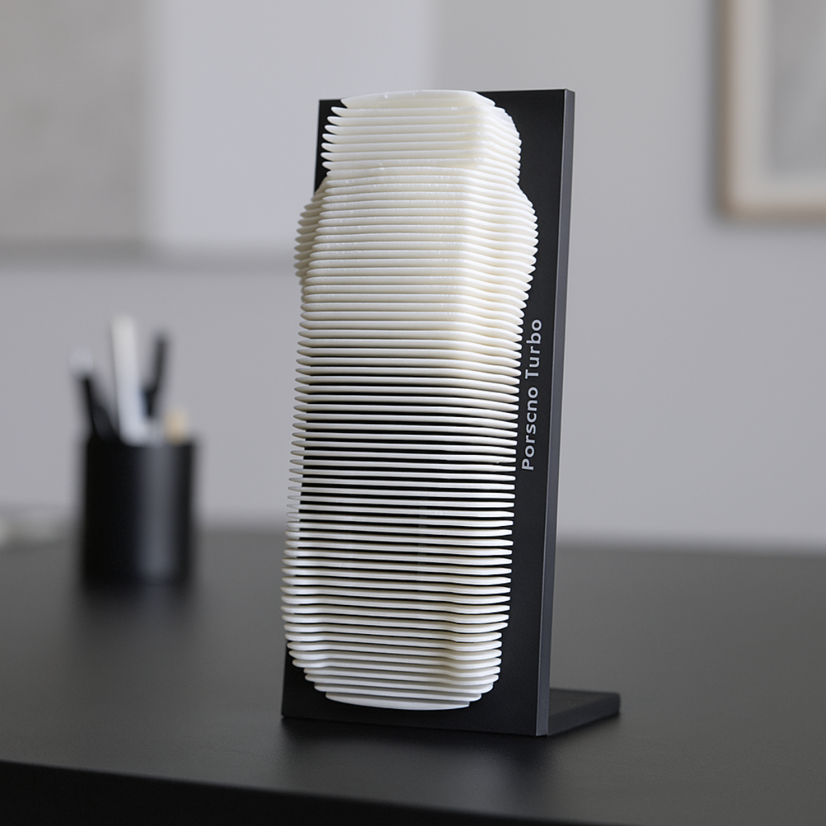 Model Porsche - Minimalistyczna Figurka 3D
