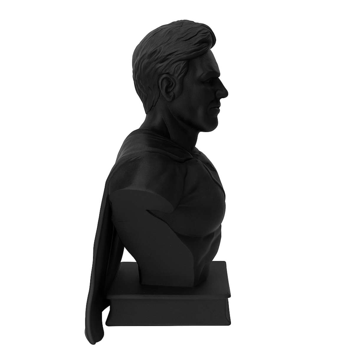Czarne Popiersie Supermana – Figurka 3D Kolekcjonerska
