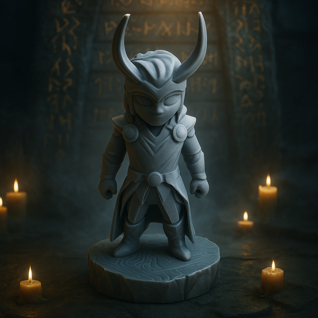 Figurka Loki z Podstawką - Druk 3D