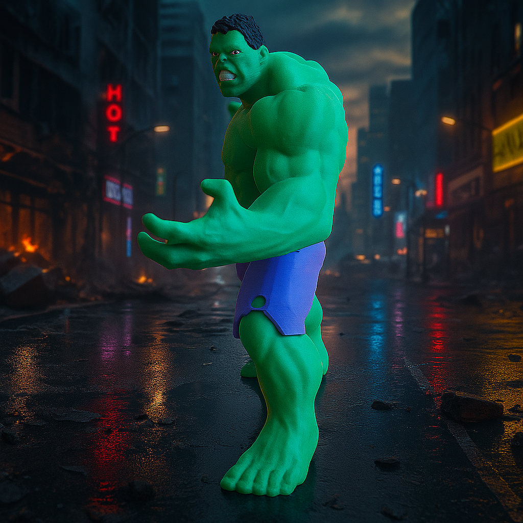 Figurka Hulk - Druk 3D