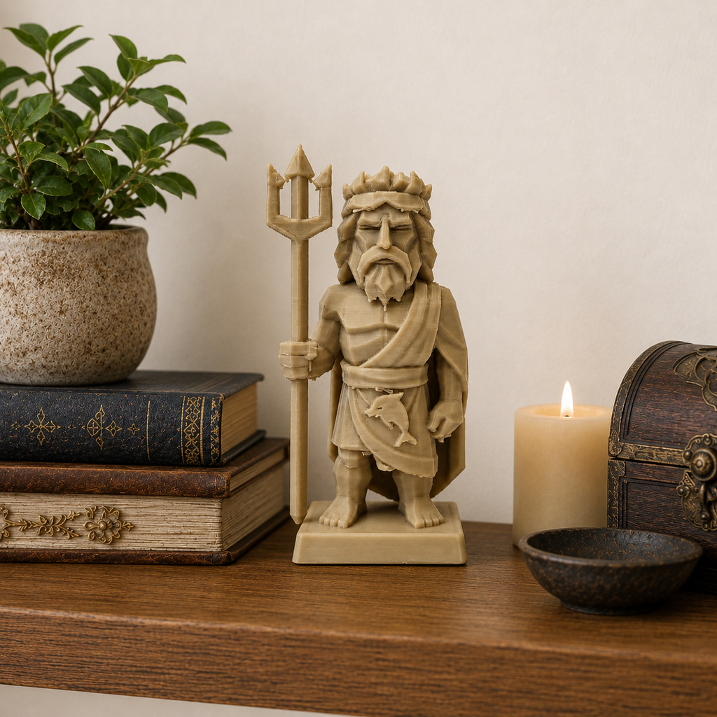 Figurka 3D – Posejdon