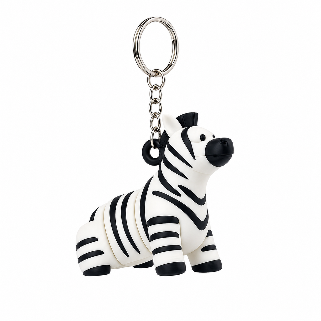 Breloczek 3D- Zebra