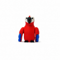 Brelok 3D- Papuga