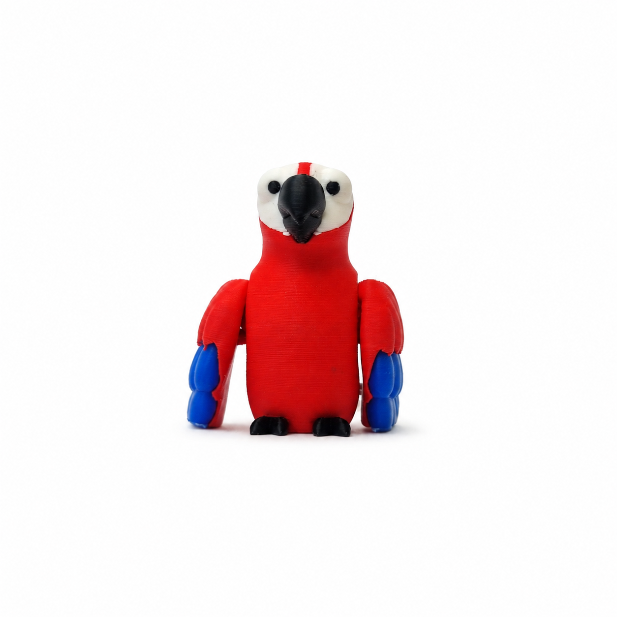 Brelok 3D- Papuga