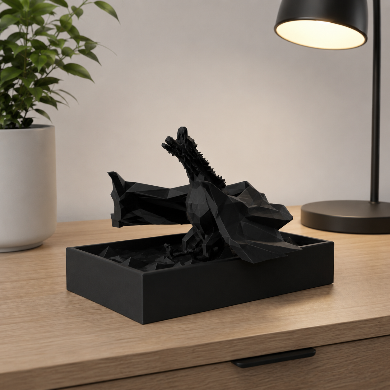 Figurka 3D- Smok w Pudełku