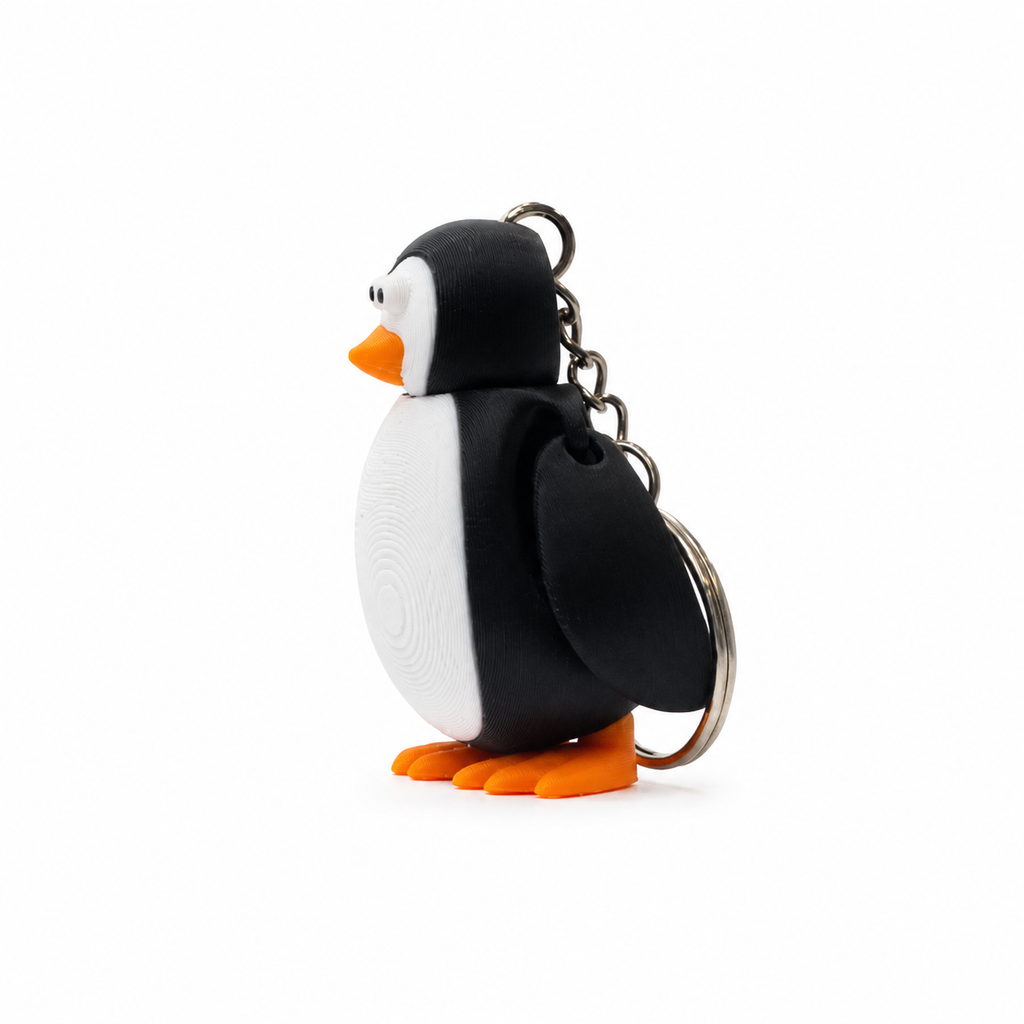 Brelok 3D- Pingwin