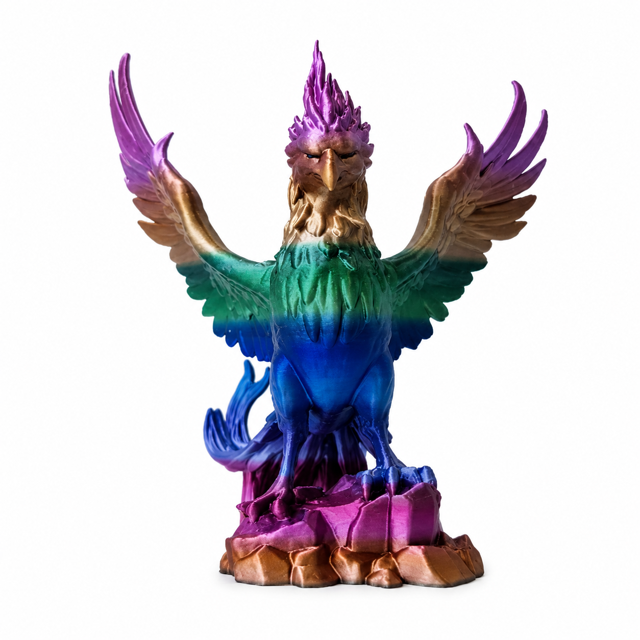 Figurka 3D – Tęczowy Feniks