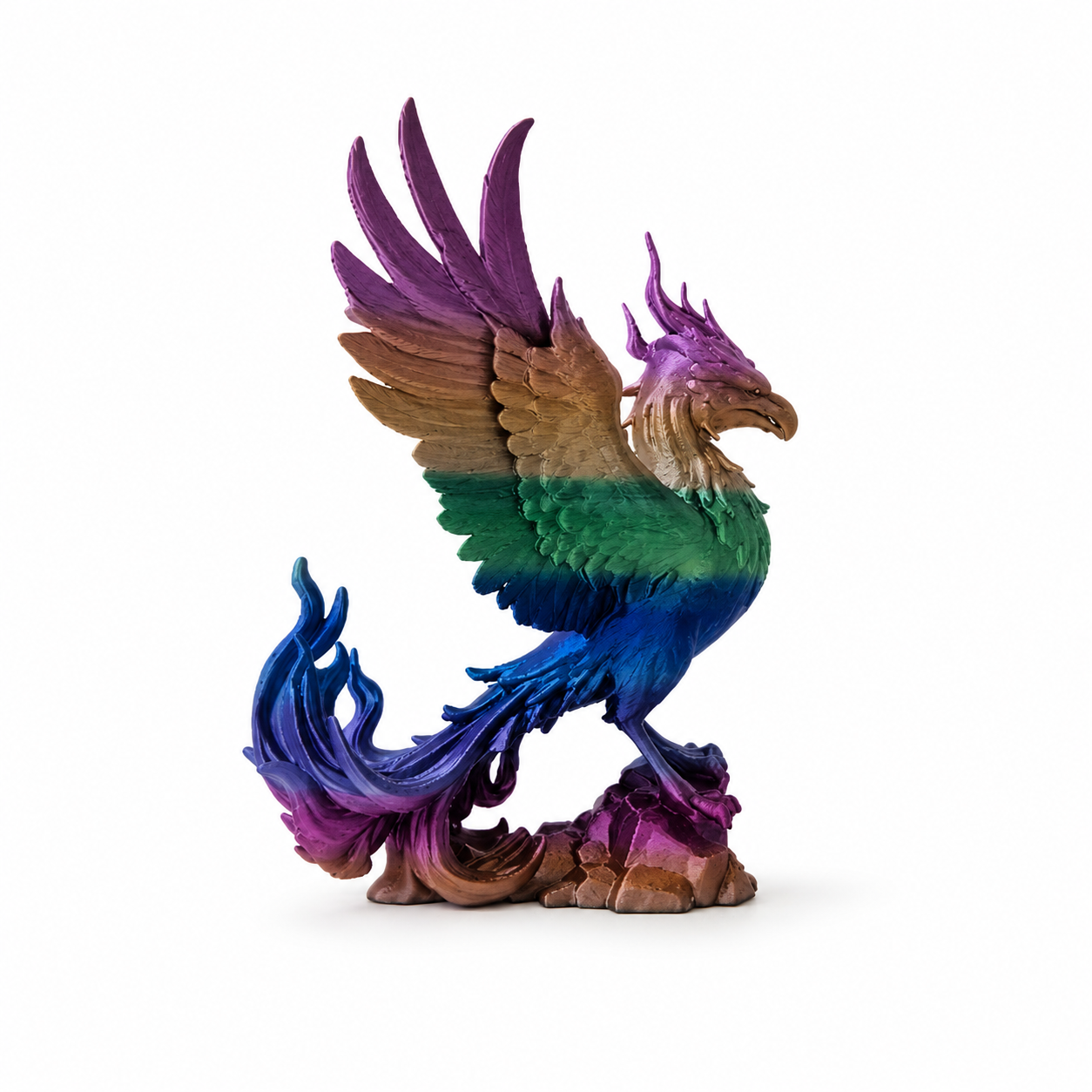 Figurka 3D – Tęczowy Feniks
