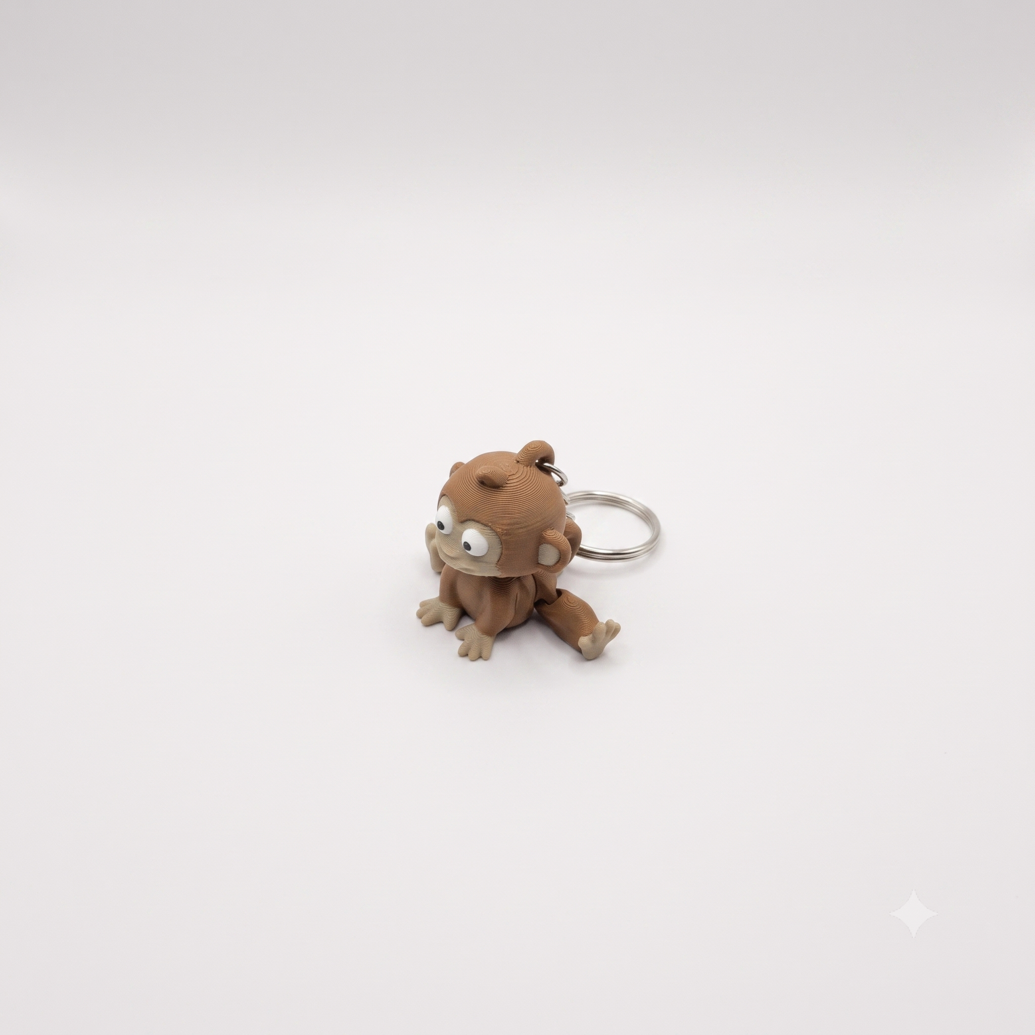 Brelok 3D- Małpka