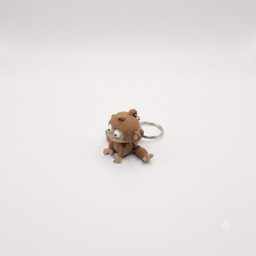 Brelok 3D- Małpka