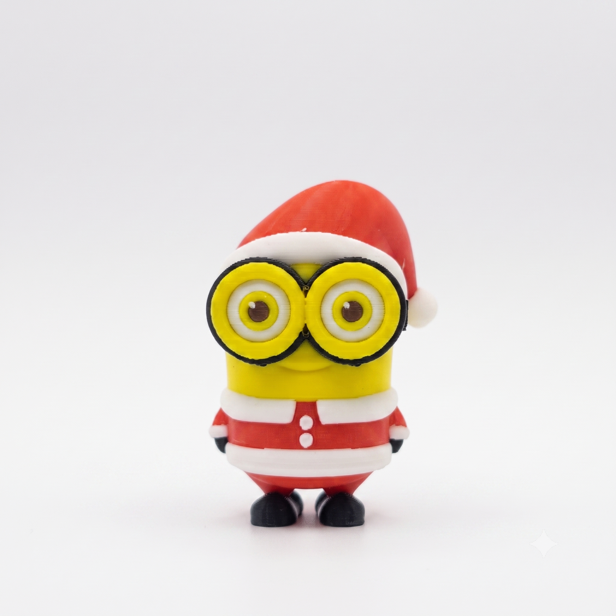 Figurka 3D – Minionek w Przebraniu Mikołaja