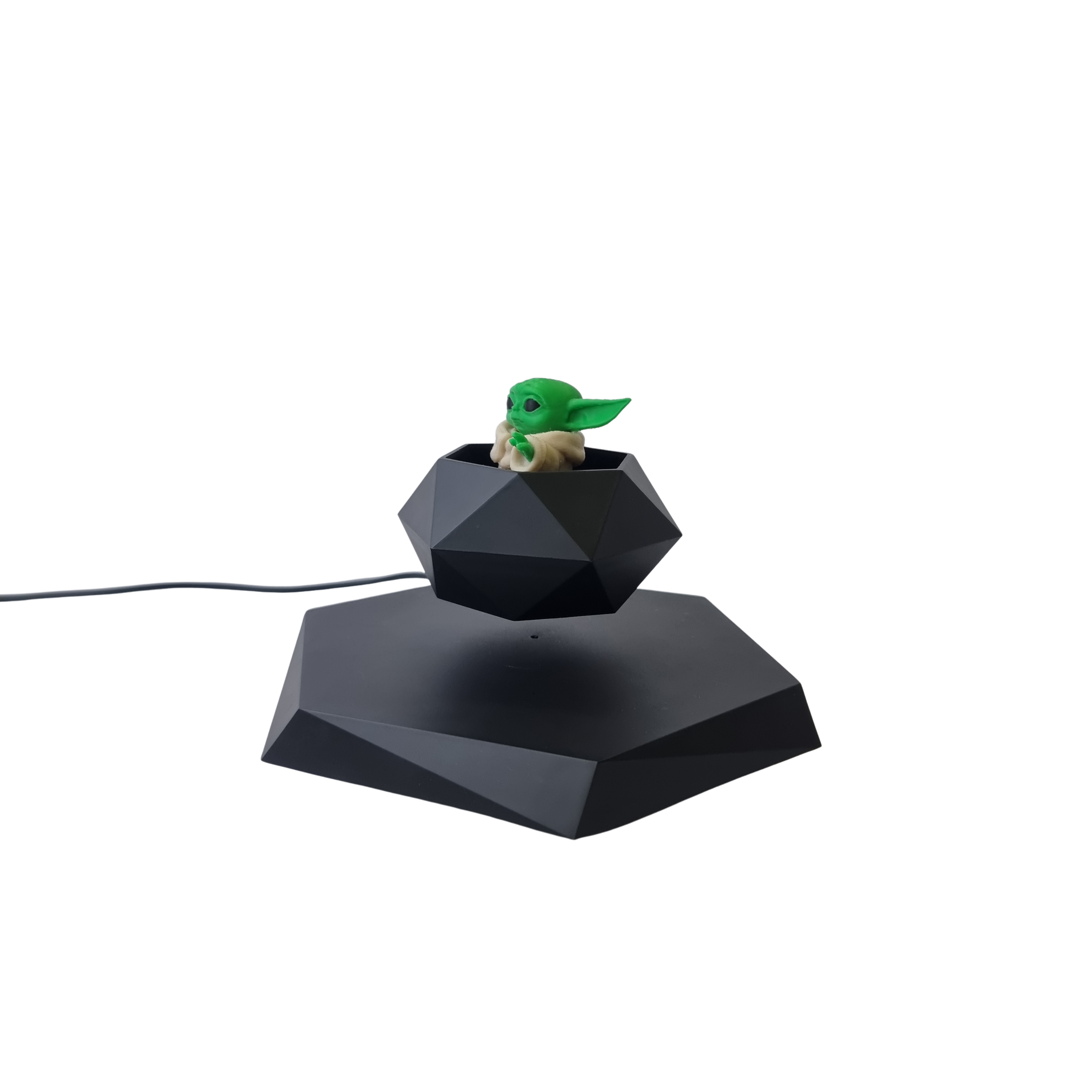 Figurka 3D – Baby Yoda w Lewitującym Kubku
