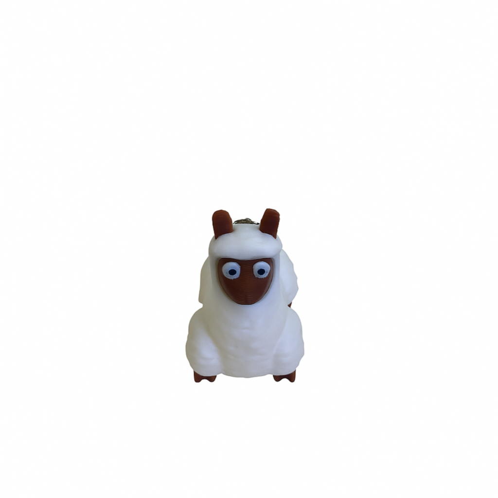 Alpaka 3D – Uroczy Breloczek z Charakterem