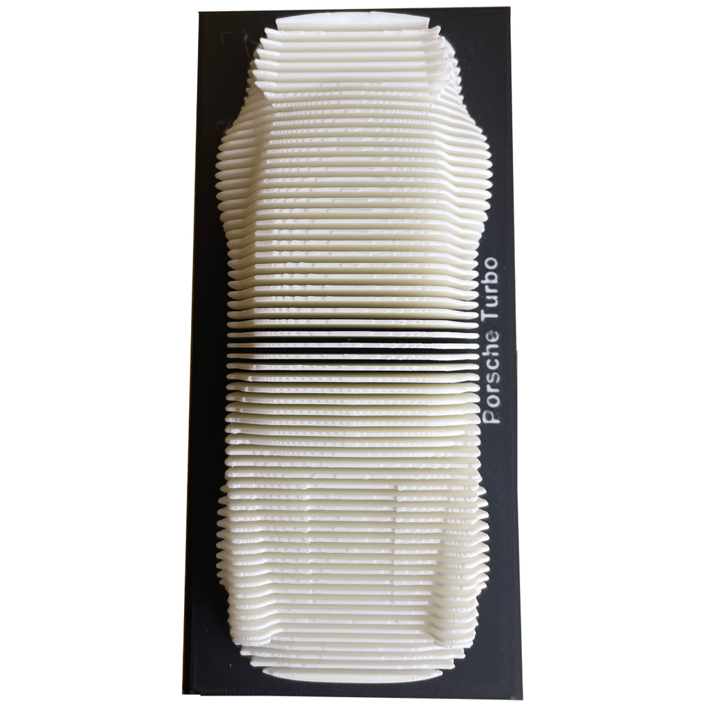 Model Porsche - Minimalistyczna Figurka 3D