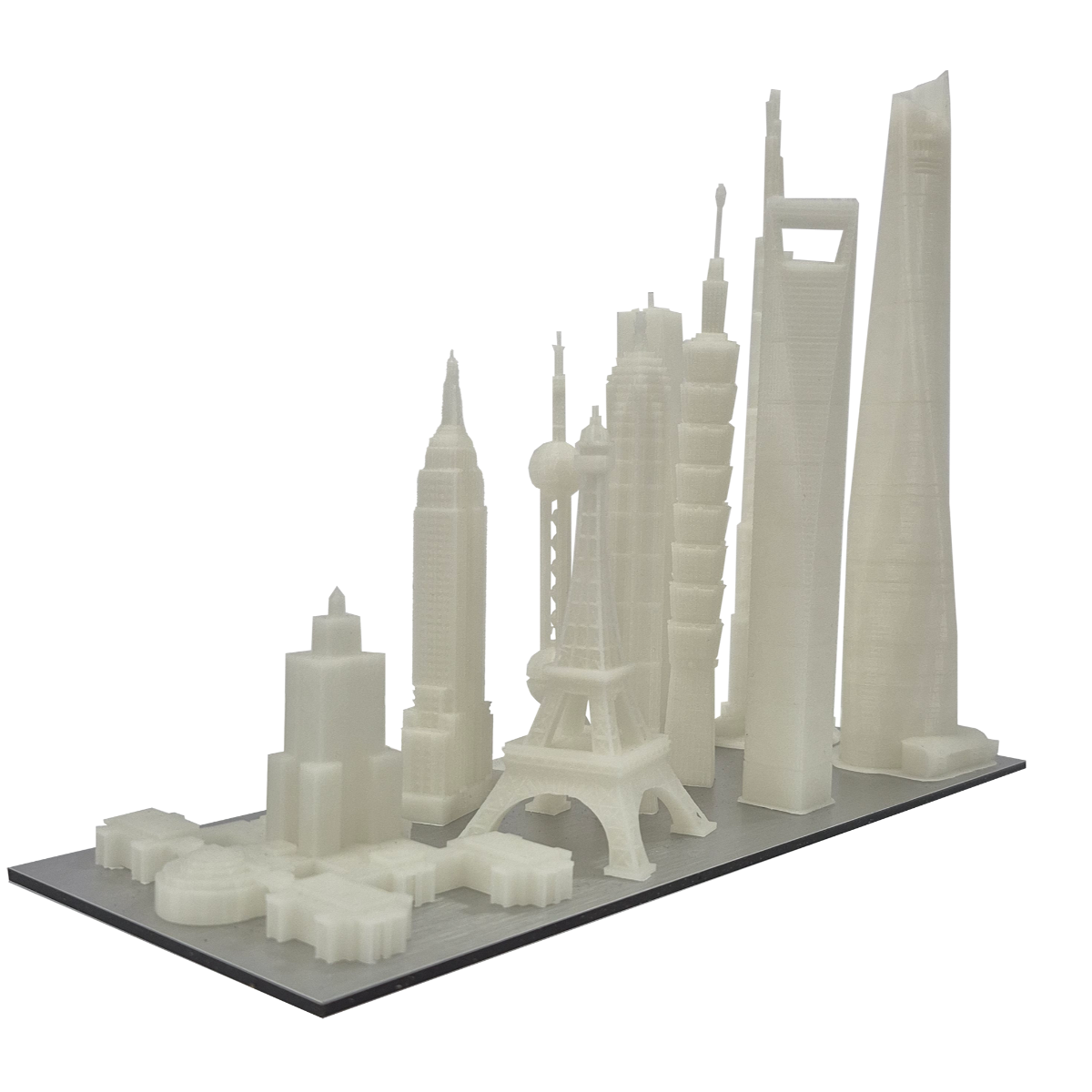Mini Figurki Najwyższych Budowli Świata - Druk 3D