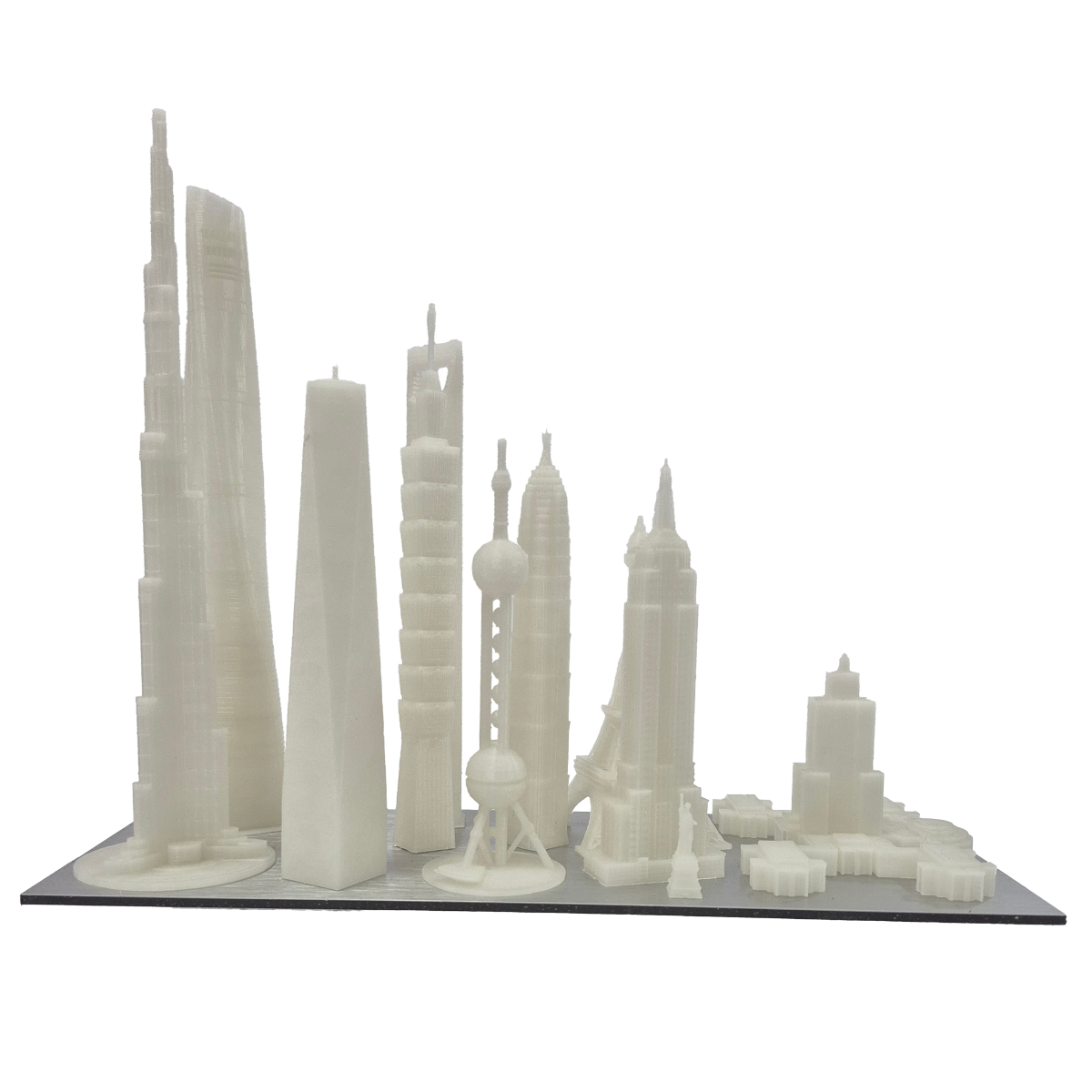Mini Figurki Najwyższych Budowli Świata - Druk 3D