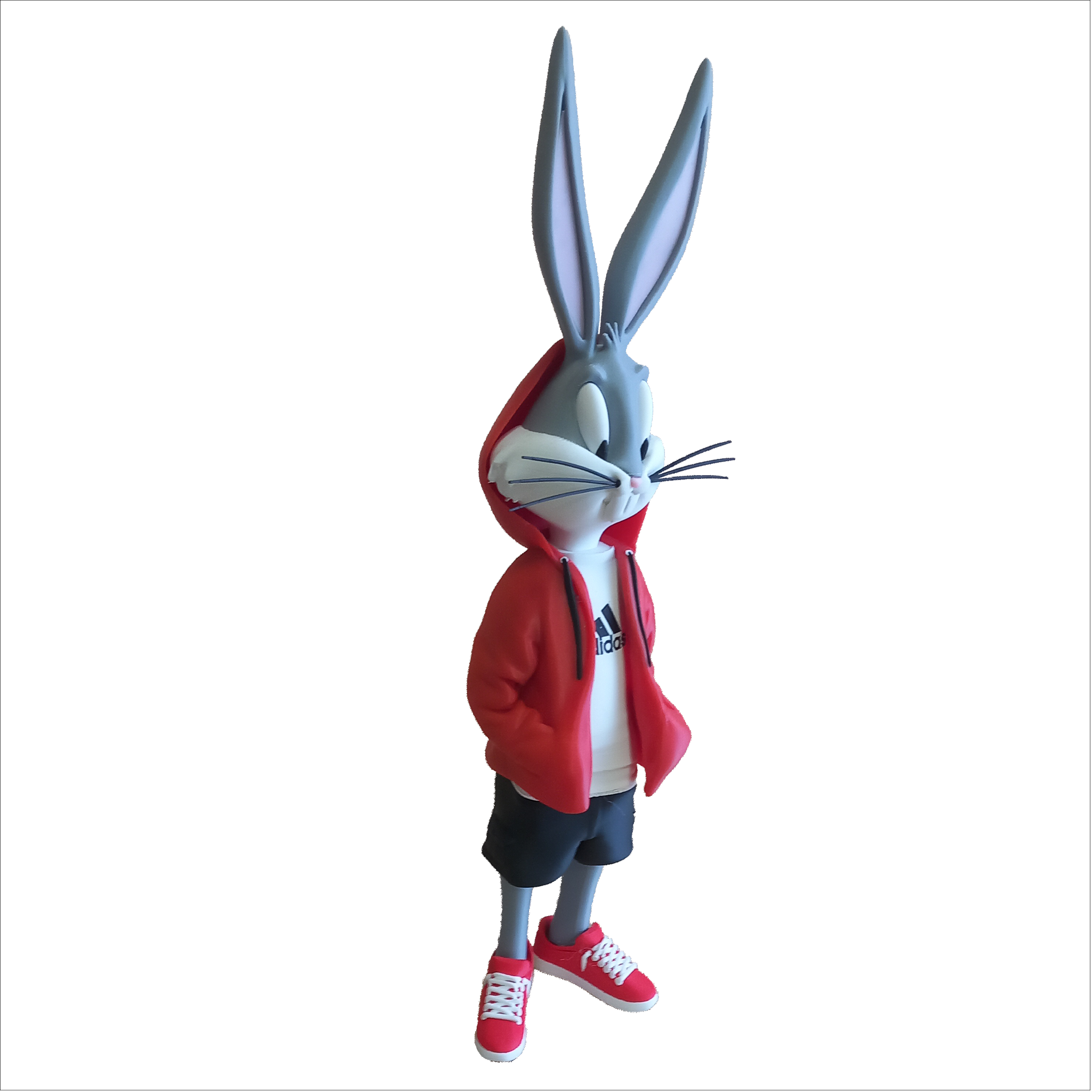 Figurka 3D - Królik Buggs w Stylu Streetwear