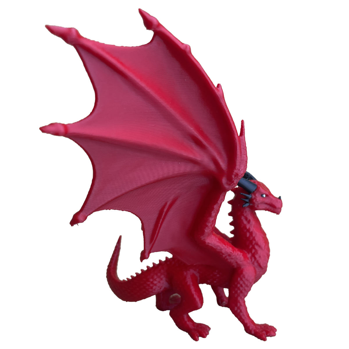 Smok z Rozpostartymi Skrzydłami - Figurka 3D