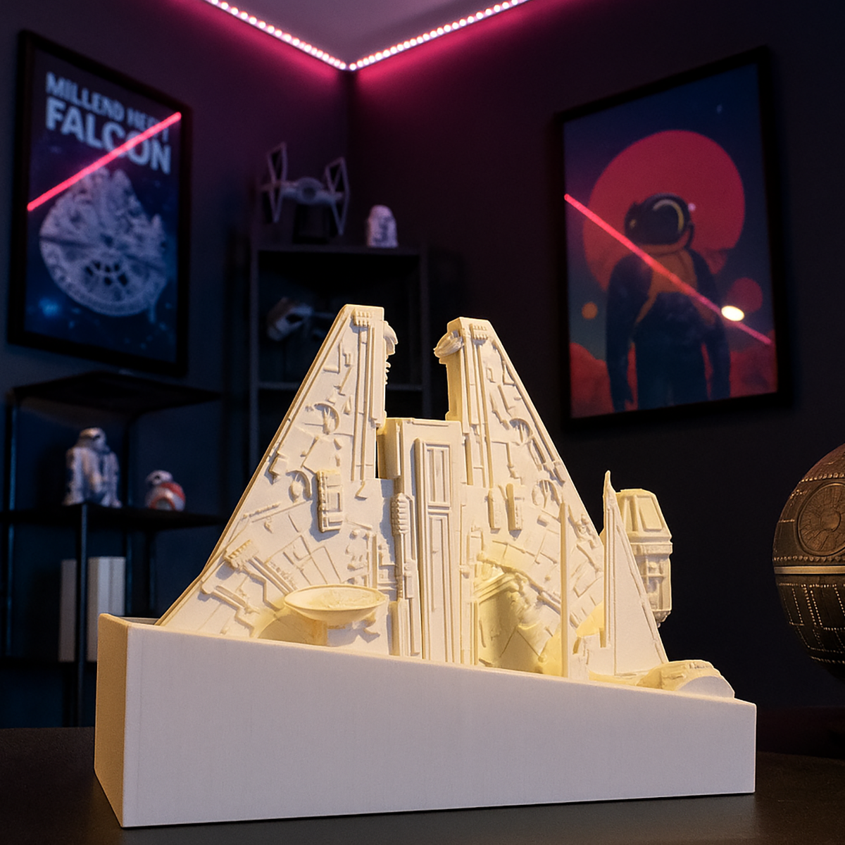 Book Nook Sokół Milenium - Figurka 3D