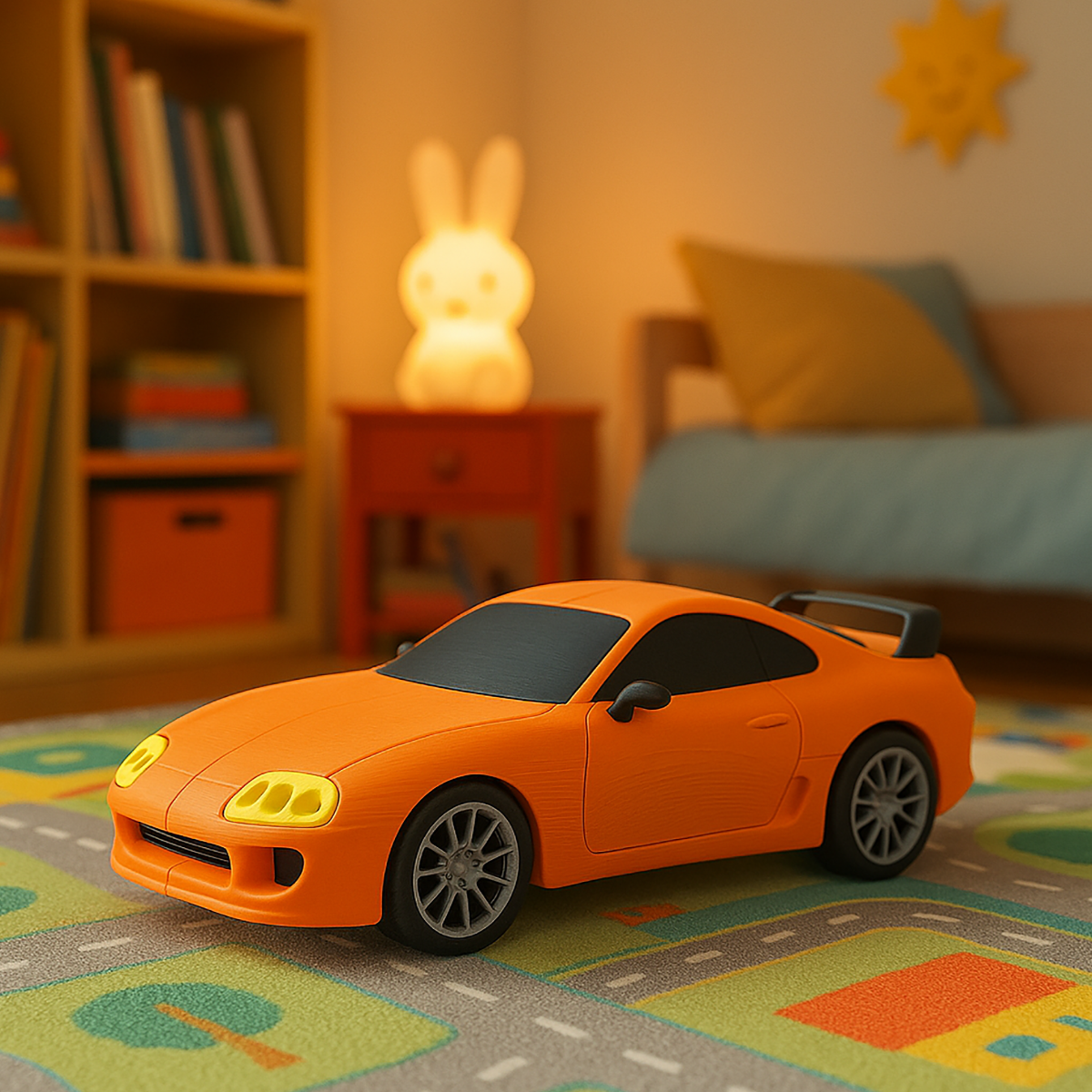Figurka Samochód Toyota Supra - Druk 3D
