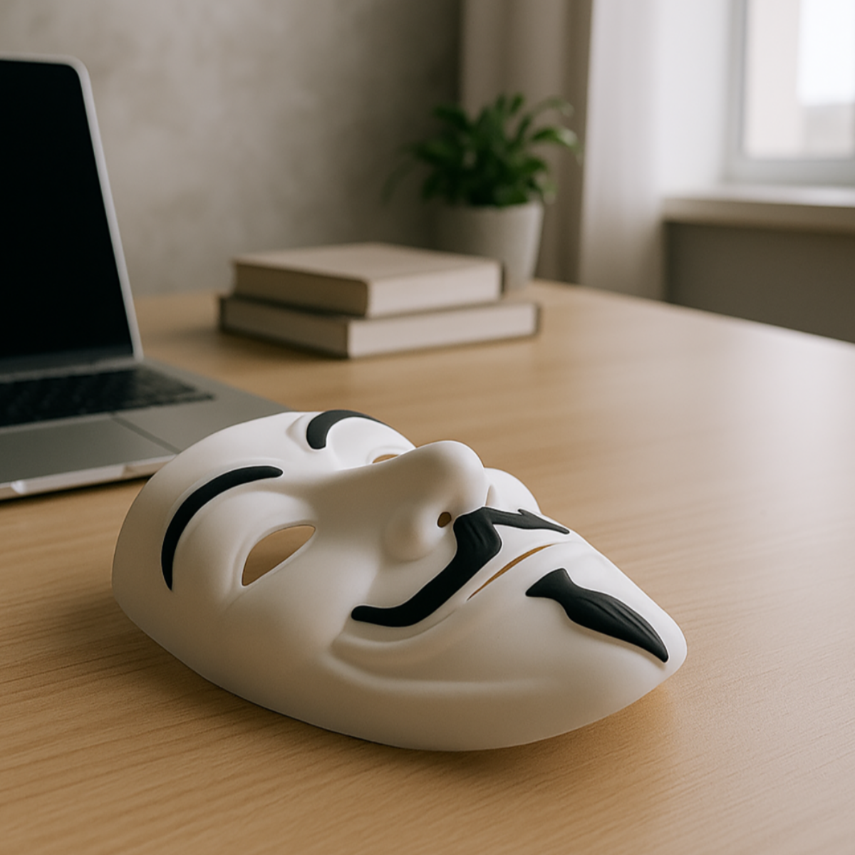 Maska Anonymous – Figurka 3D w Stylu „Guy Fawkes”