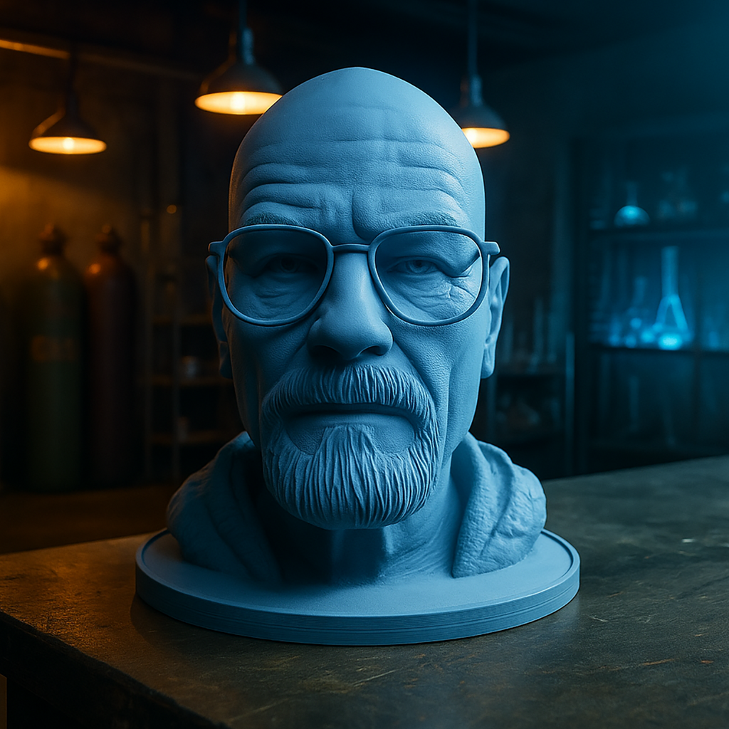 Duża Głowa Walter White - Figurka 3D
