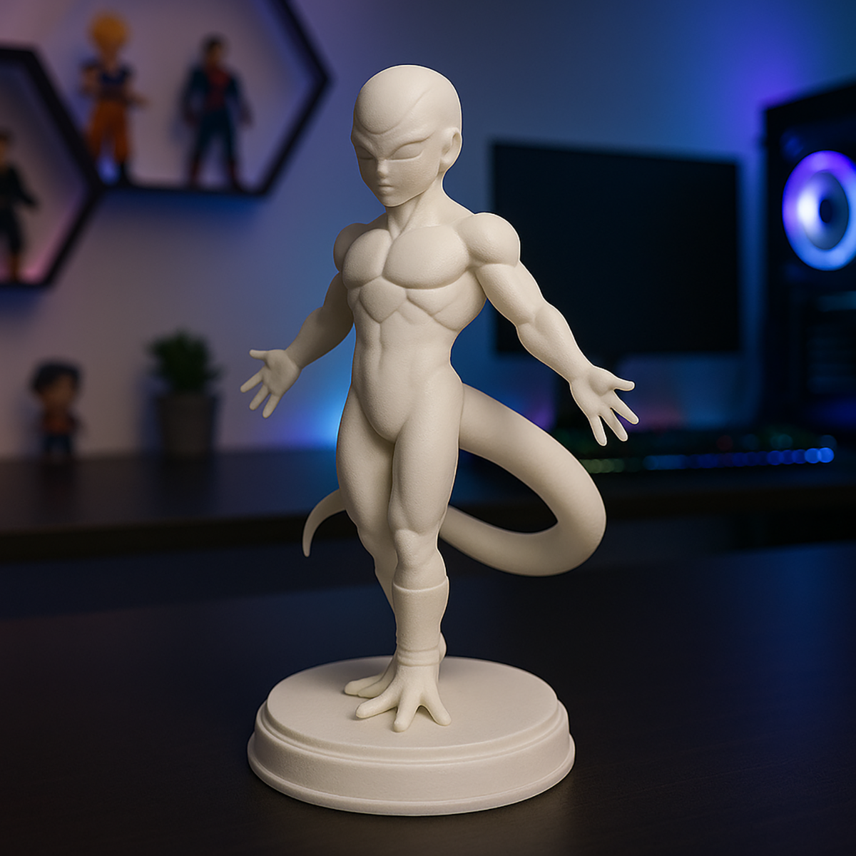 Figurka 3D – Frieza z Dragon Ball Z – Kultowy Złoczyńca Anime