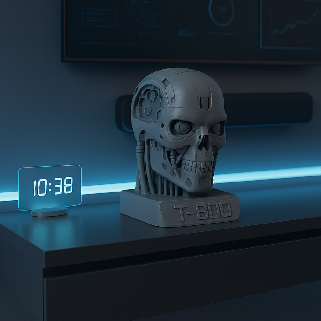 Głowa Terminatora - Figurka 3D