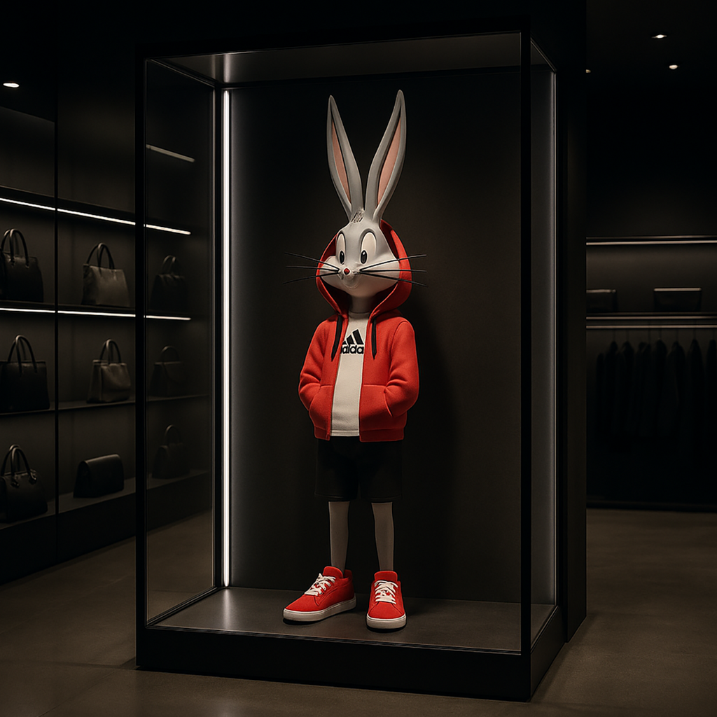 Figurka 3D - Królik Buggs w Stylu Streetwear