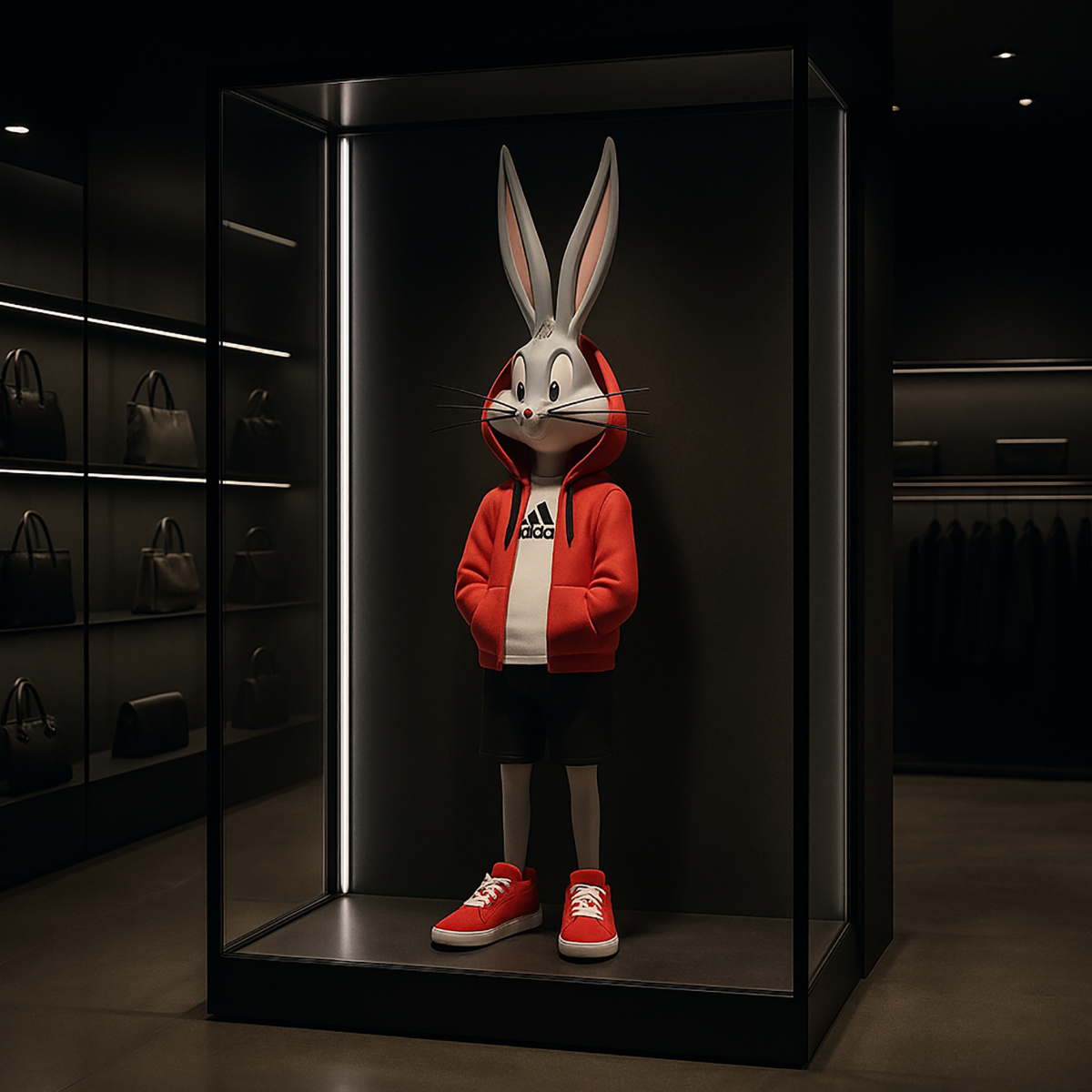 Figurka 3D - Królik Buggs w Stylu Streetwear