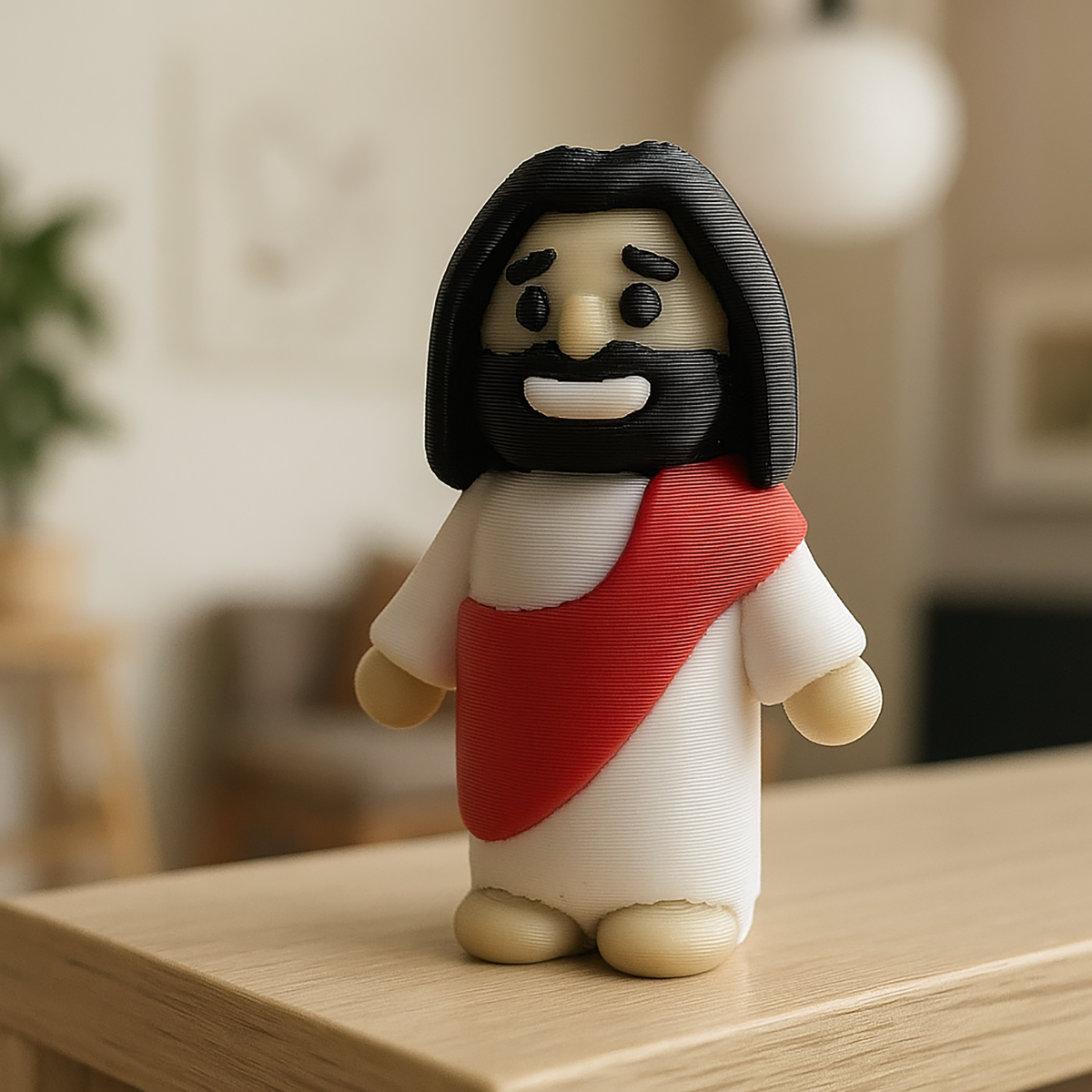 Brelok Jezus - Druk 3D