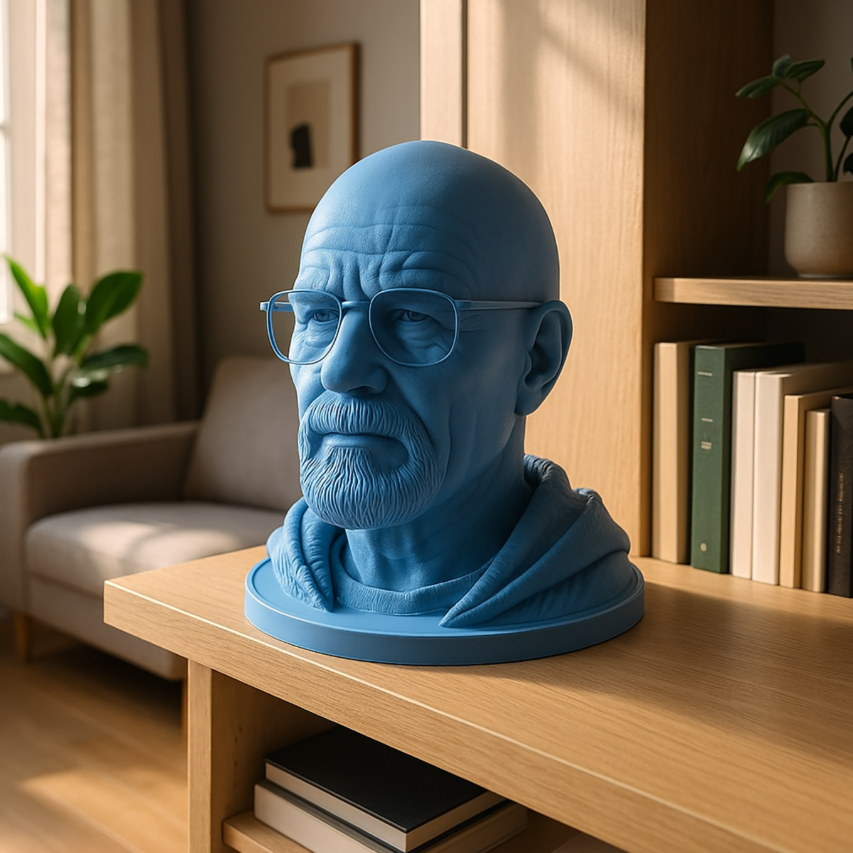 Duża Głowa Walter White - Figurka 3D