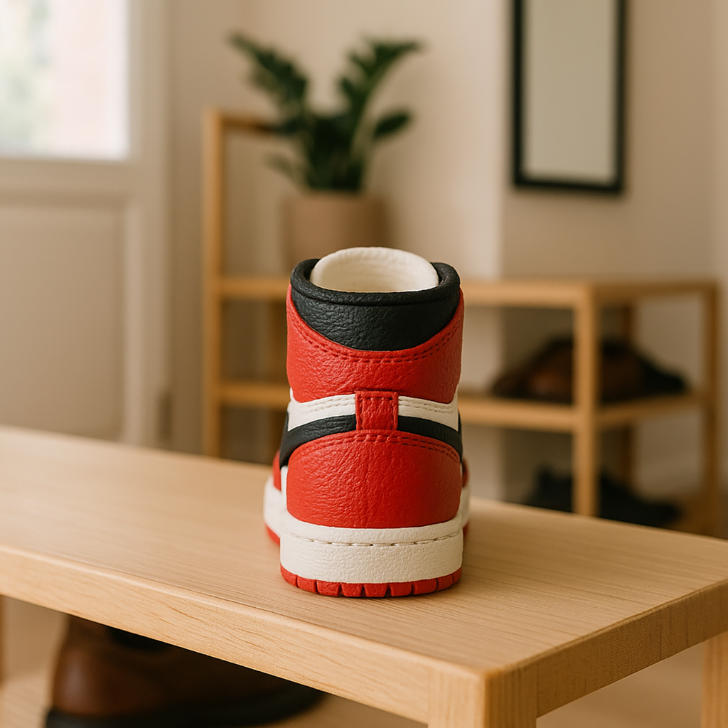 But 3D w Stylu Air Jordan 1 Chicago – Figurka Dekoracyjna