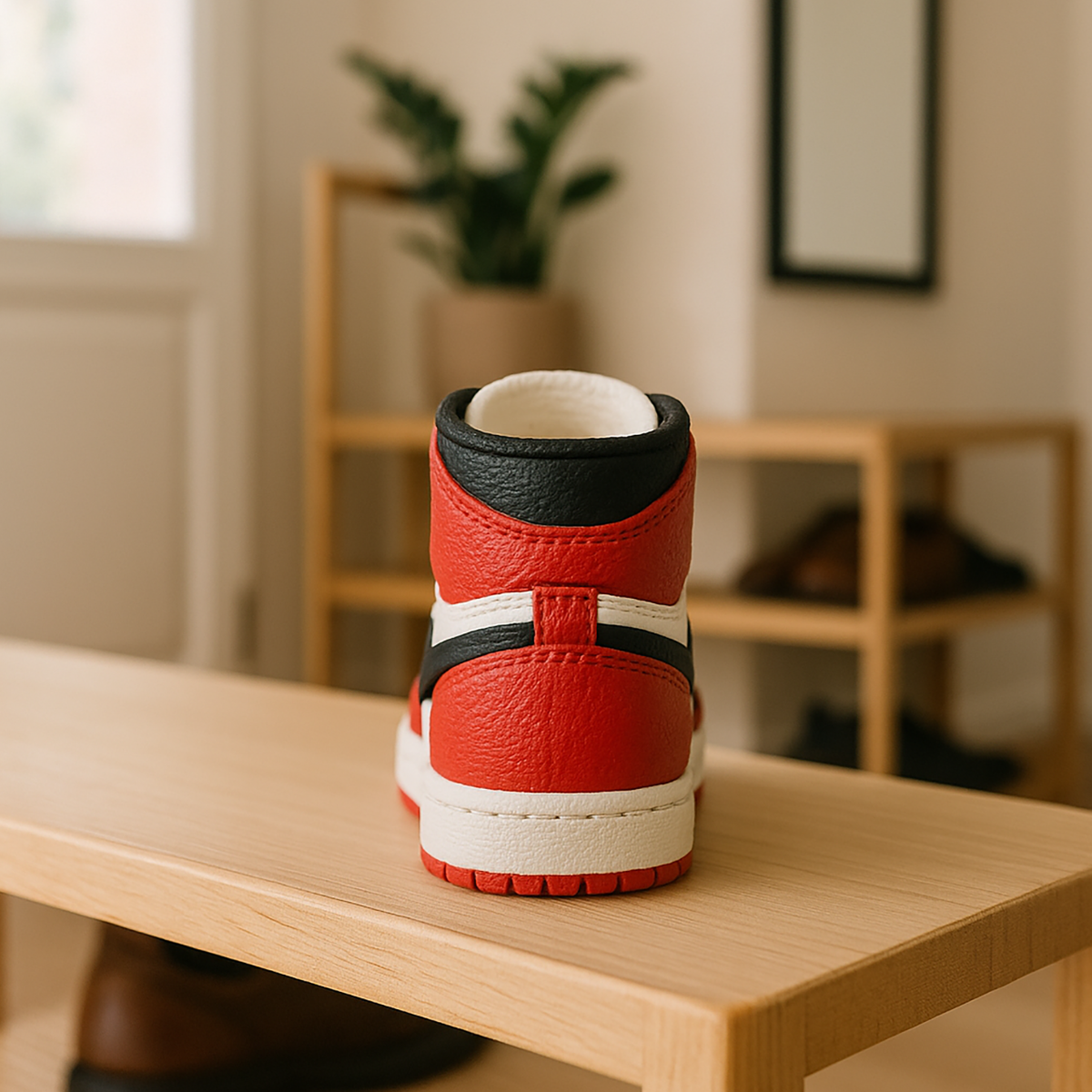 But 3D w Stylu Air Jordan 1 Chicago – Figurka Dekoracyjna