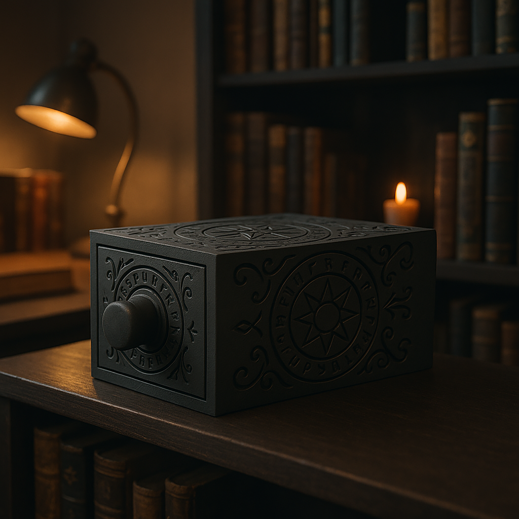 Magiczna Czarna Skrzynka – Iluzjonistyczne Pudełko 3D