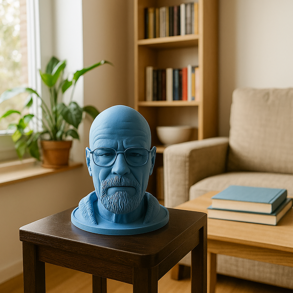 Duża Głowa Walter White - Figurka 3D