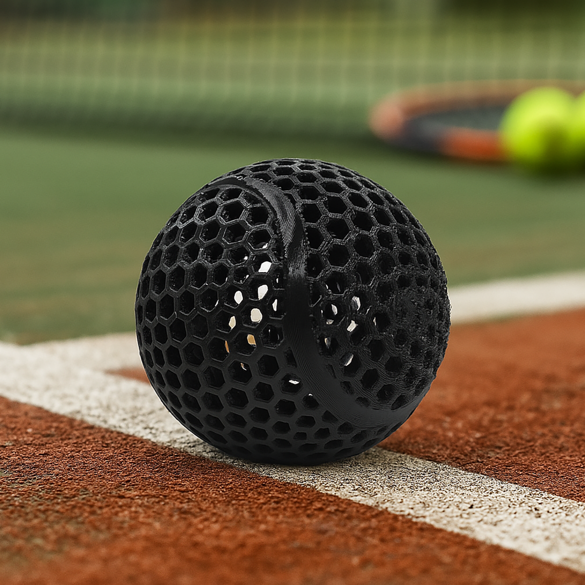 Designerska Piłka Tenisowa 3D – Sportowa Zabawka