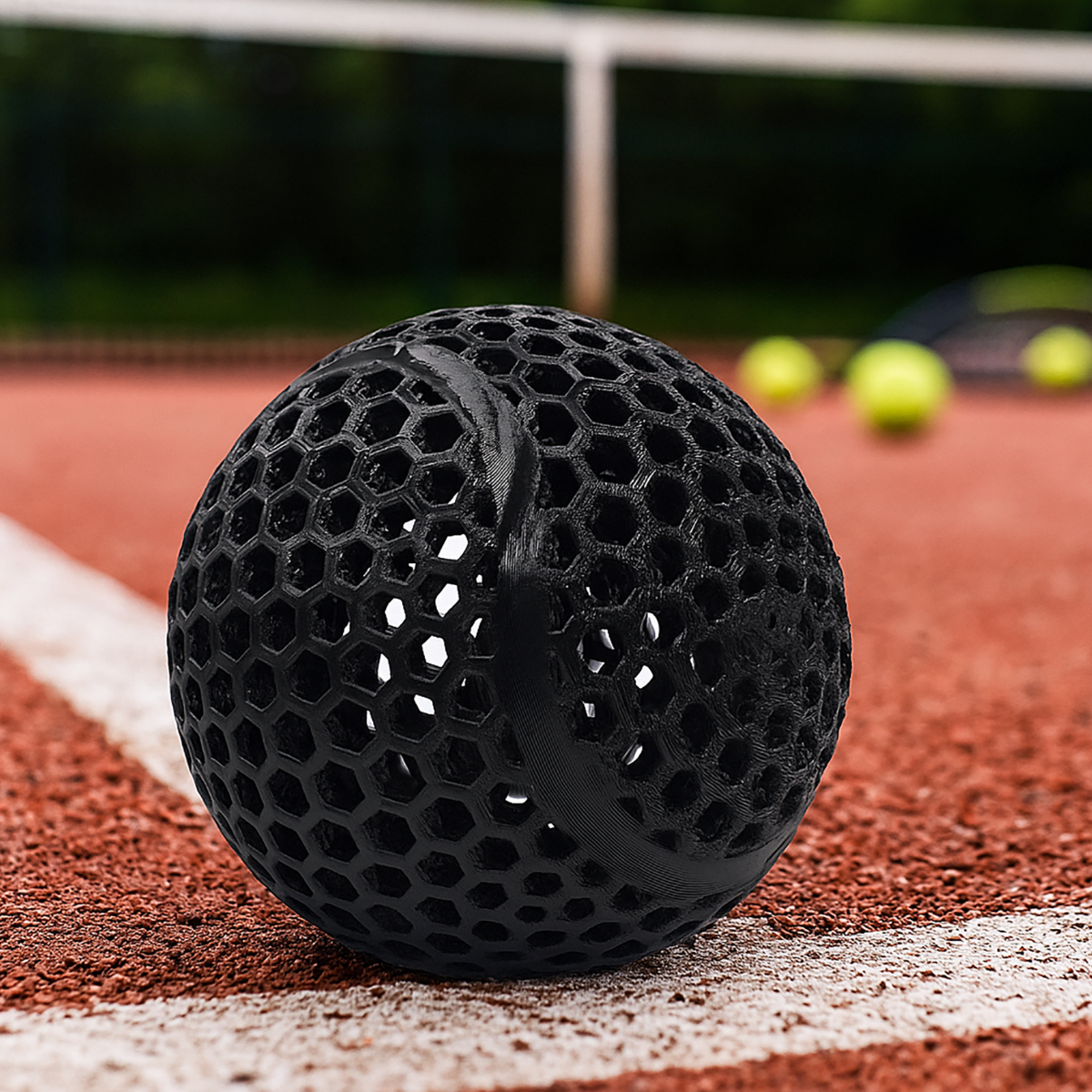Designerska Piłka Tenisowa 3D – Sportowa Zabawka
