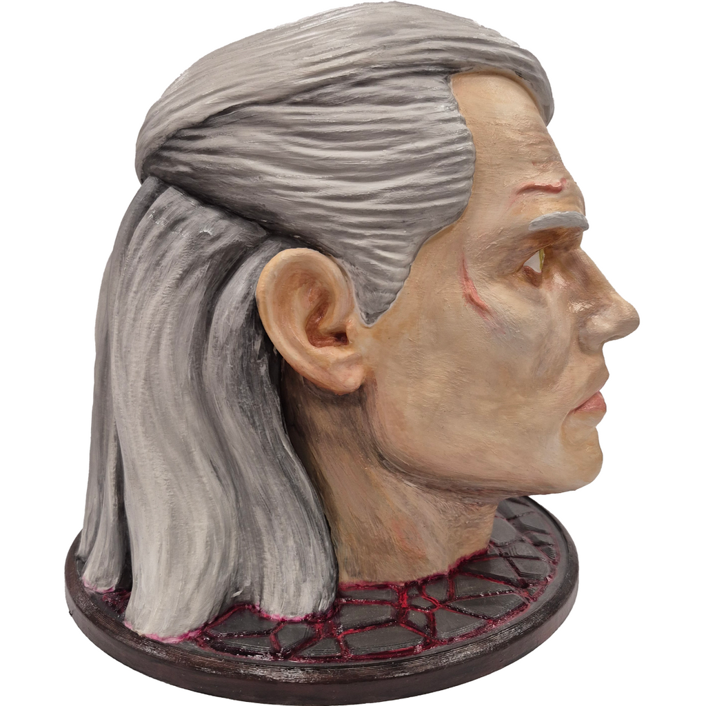 Statuetka Głowa Geralta/uchwyt na słuchawki - Druk 3D