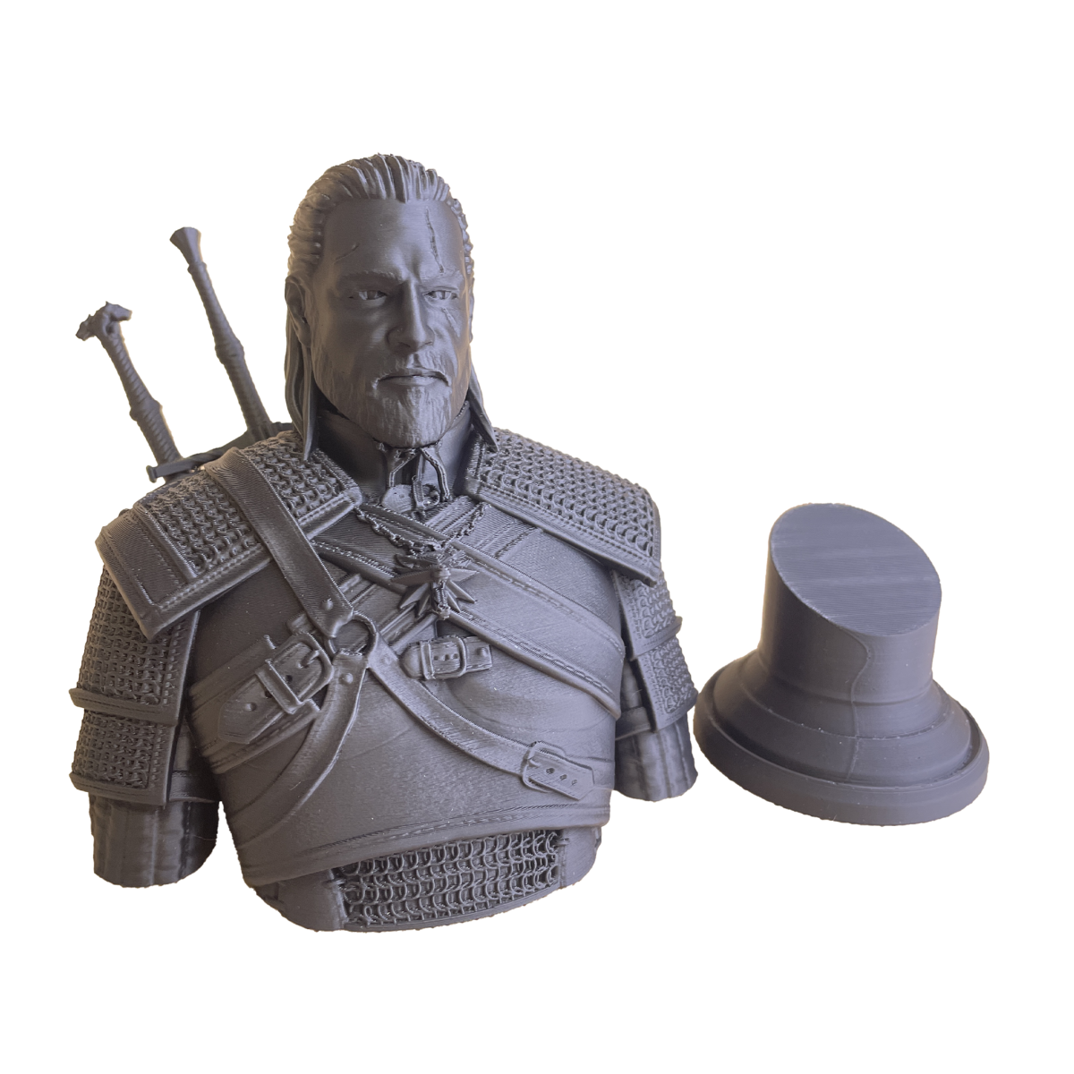Popiersie Geralta z Podstawką - Figurka 3D