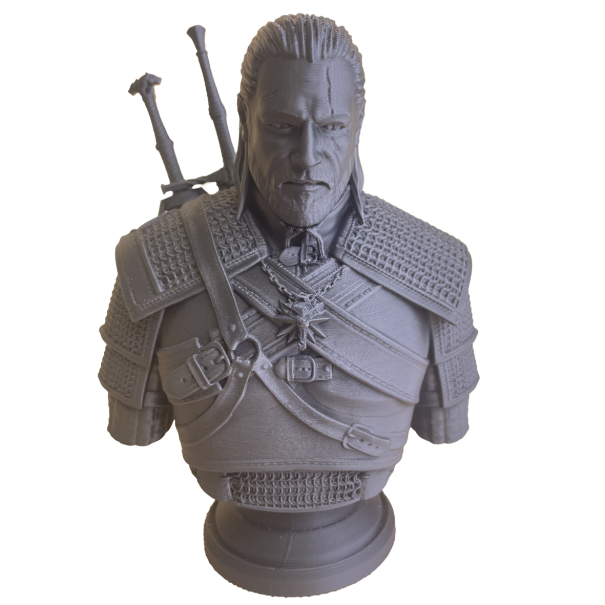 Popiersie Geralta z Podstawką - Figurka 3D