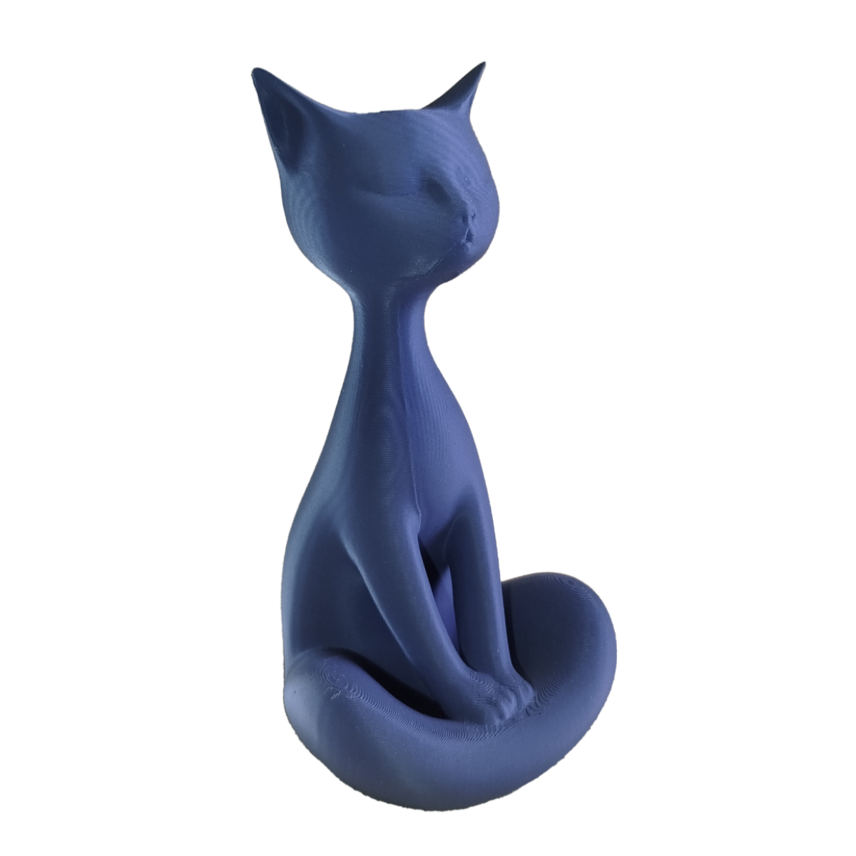 Medytujący Kot - Ozdobna Figurka 3D