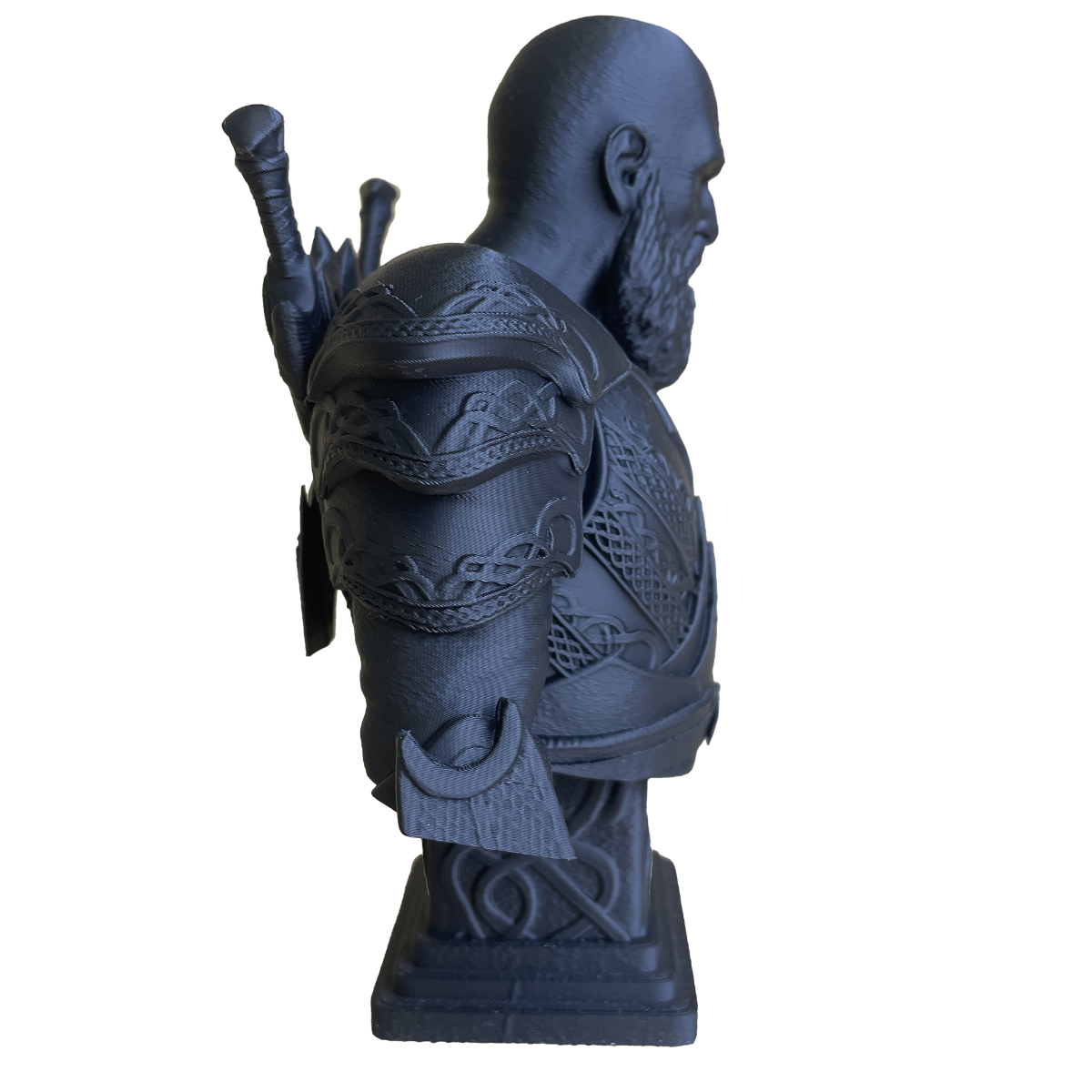 Popiersie Kratosa z Podstawką - Figurka 3D