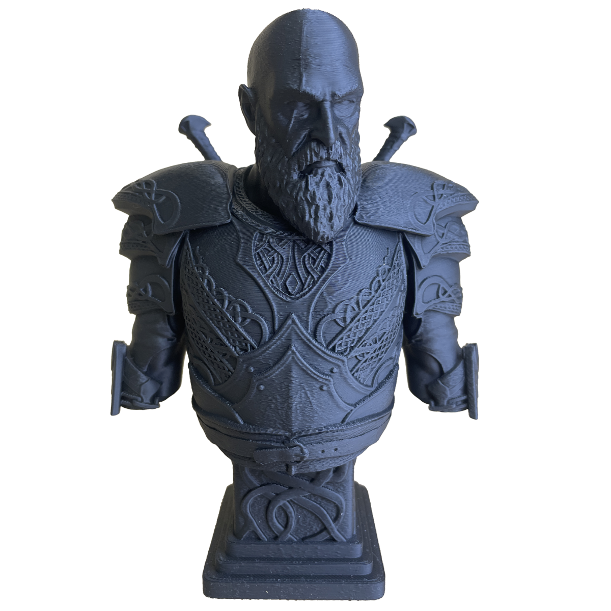 Popiersie Kratosa z Podstawką - Figurka 3D