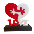 Napis LOVE Serce – Dekoracja 3D