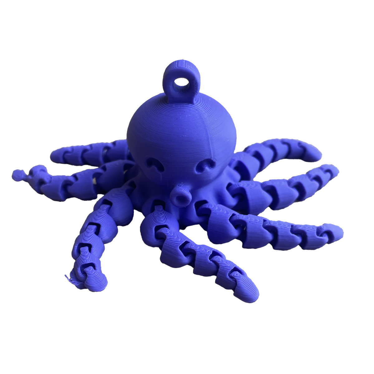 Brelok Ośmiornica z Ruchomymi Mackami - Druk 3D